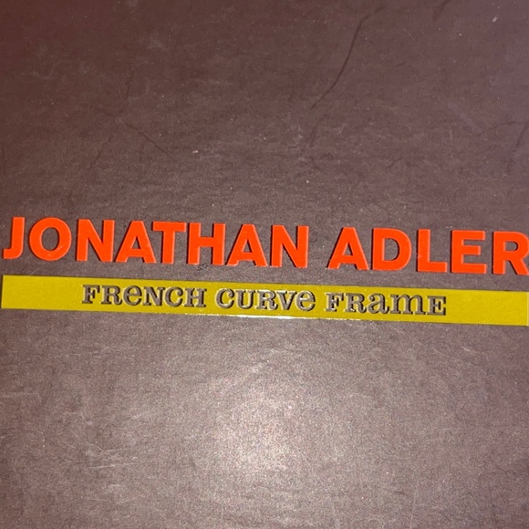 Jonathan Adler French Curve green enamel and polished nickel picture frame - Picture 4 of 15